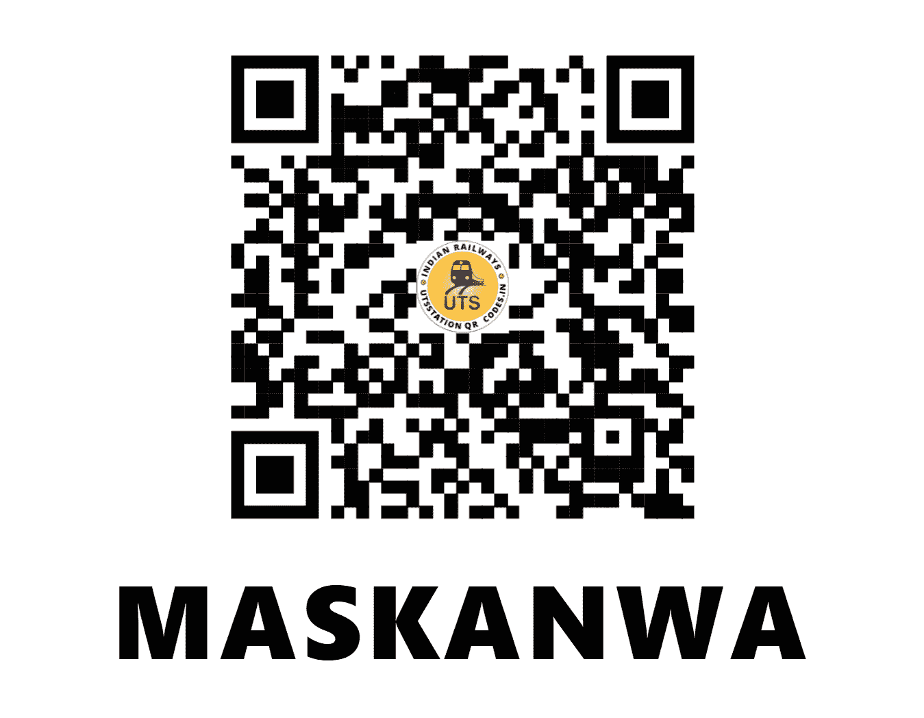 UTS QR Code for MASKANWA - MSW (NE - UTTAR PRADESH)
